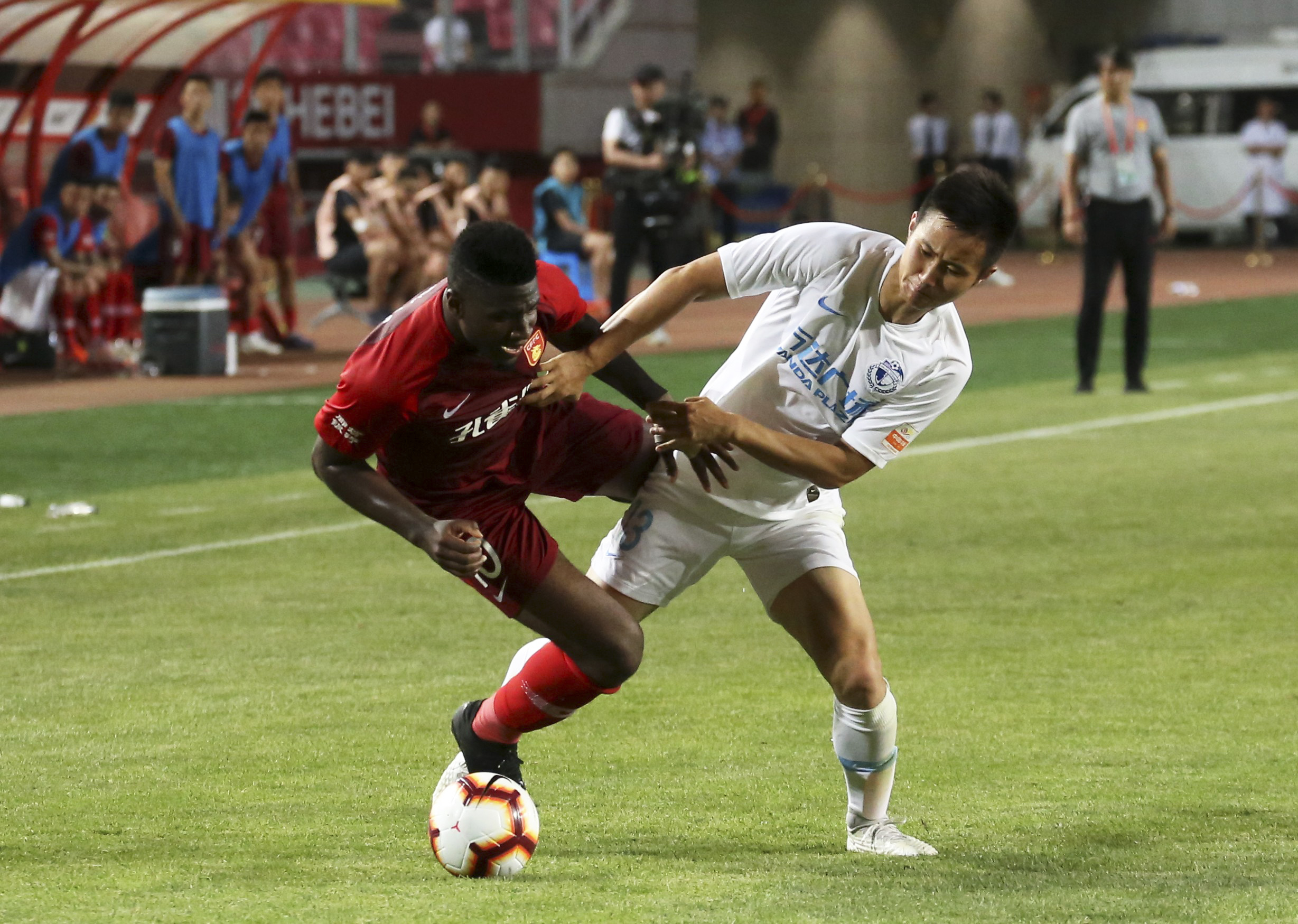 宁夏男篮在主场战胜河北华夏